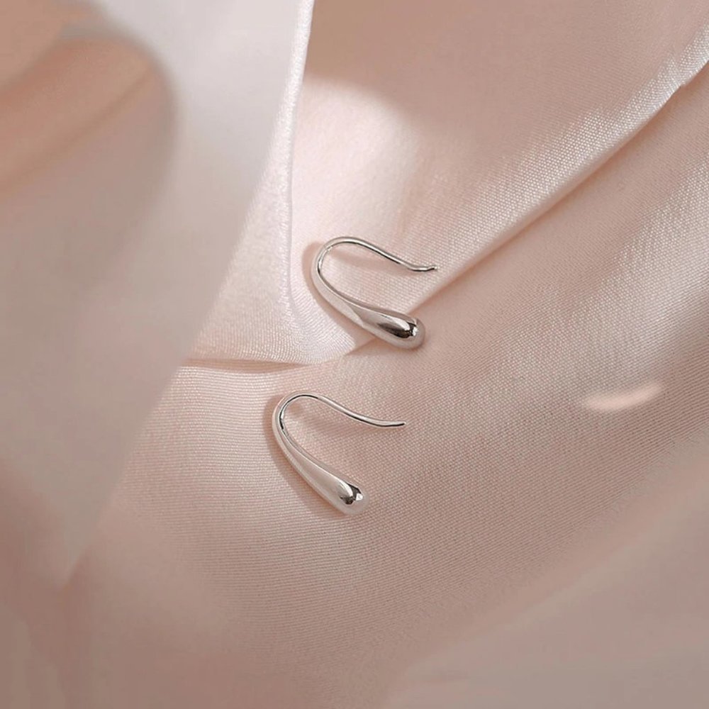 *NEW 925 Sterling Silver Waterdrop Earrings - Picture 5 of 8